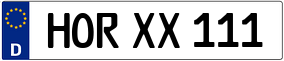 Truck License Plate